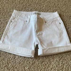 Women’s white shorts